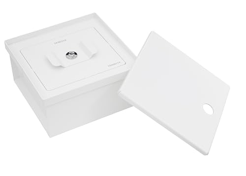 ARREGUI Terra Hidden Safe for Home, Floor Safe, Secret Compartment for Money, Discreet Money Hideout, Floor Money Box, Secret Hideout, Small Hidden Safe, 10 x 20 x 20 cm, 2.3 L, White