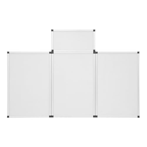 TuiLesoung 3+1 Panel Trifold Poster Board, Double-Side Display Board 24x35"