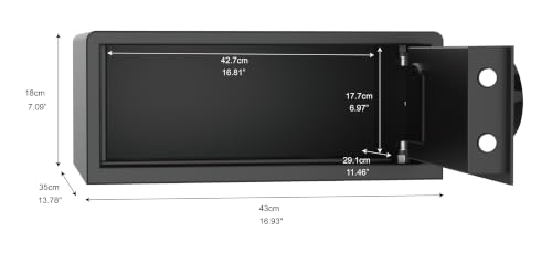 ExecutiveSafe ACS-4 Digital Laptop Safe for Home & Hotel, Fits 17" Laptop