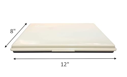Uimprint Extra Large 8'' x 12'' Industrial Rubber Stamp Ink Pad in Metal Case, Green Stamp Pad