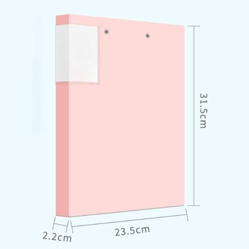 folders 5PCS A4 Ringless Binder Folder Punchless Document
