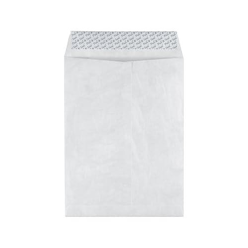 Staples Tyvek 9x12 EasyClose Catalog Envelopes, White, 100/Box