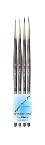 da Vinci Colinéo Serie 5522 Vegan Brush Imitation Sable Kolinsky No. 5/0, 3/0, 0, 1