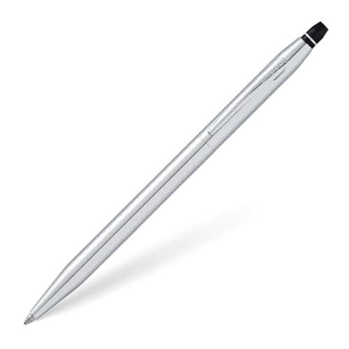 Cross Click Chrome Ballpoint Pen, Medium Point, Black Ink