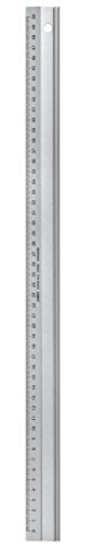 Linex 100413071 1950 Super M Series Aluminium Ruler 50 CM Scales in MM, with slip protection, Zeichenkante cutting Edge and Aluminium