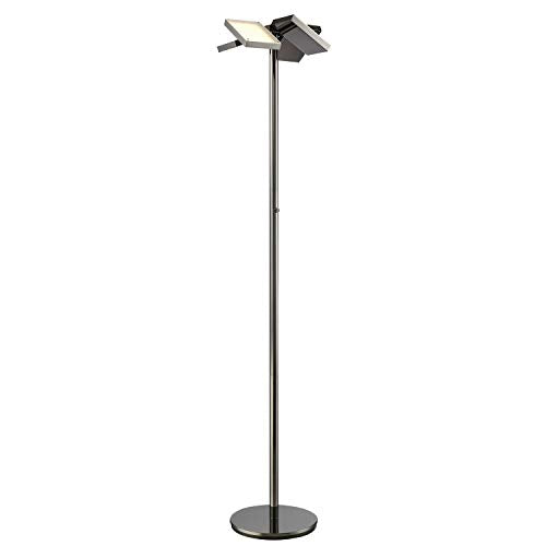 Lite Source Lampard 71" Gunmetal Modern LED Torchiere Floor Lamp