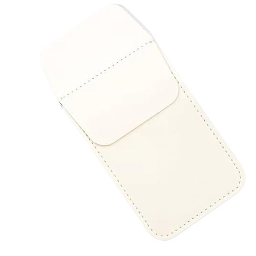 Pocket Protector 12pcs PU Leather Pencil Bags for Clothes Pocket Doctor Nurse Staff Leak-proof Pen Pouch Hospital Business Pen Holder Supplies For Shirts Pants Lab Coats Nurses(White)