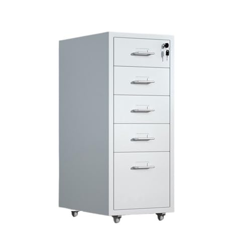 Cabinet Filing Cabinet Thickened Cold Rolled Steel Drawer Storage Cabinet Multifunctional Data Organizer Cabinet 5 Layer Large Capacity Office Filing Cabinet Arch