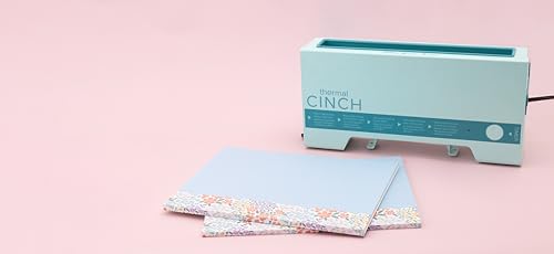 We R Memory Keepers Thermal Cinch Binding Machine Mint 12 Inch, Includes Thermal Book Binding Machine, Book Spines, and Clips, Create DIY Journals, Notebooks, Scrapbooks, Photo Books, and Documents