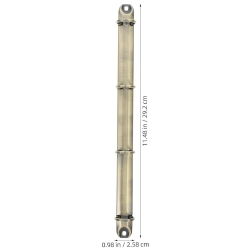 A5 ring binder Ring Binder Mechanism 6 Pieces Iron Metal Clasp Replacement for Notebook Pockets(Multicolor)