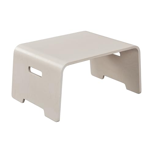 ECR4Kids Bentwood Lap Desk, Handles, Portable Activity Table, White Wash