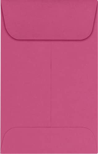 LUXPaper #1 Coin Envelopes | 2 1/4" x 3 1/2" | Magenta Pink | 80lb. Text | 1,000 Qty