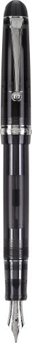 PILOT Custom 74 Fountain Pen, Black Smoke Barrel, Fine Nib (60855)