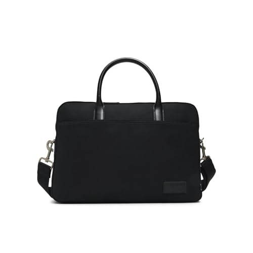 Brooks Brothers Men's Medford Laptop Bag, Black