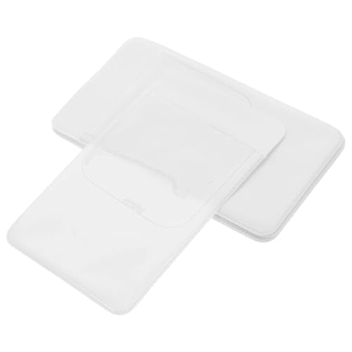 Yingluno 60pcs PVC Pen Case Pocket Protector For Lab Coats Nurse Doctors Pens Shirt Medical Holder White Soft Stain Prevention