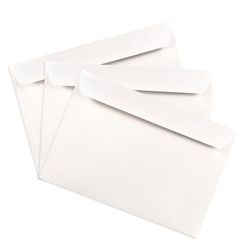 JAM PAPER 6 1/2 x 9 1/2 Booklet Commercial Envelopes - White - Bulk 250/Box