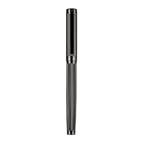 YNBJIL Silver Clip Metal Fountain Pen Office Business Writing Calligraphy Pens Ink Pens Stationery School(E)