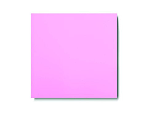 25 Dry Erase Magnetic Shelf Labels 4" x 4" - Pink - 20 mil - Write On/Wipe Off