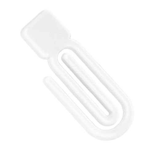 100Pcs Colorful Acrylic Paper Clip Creative Shape Office Organizers Binders Clips for Documents Classroom Use Bookmarks Fasteners Document Folder
