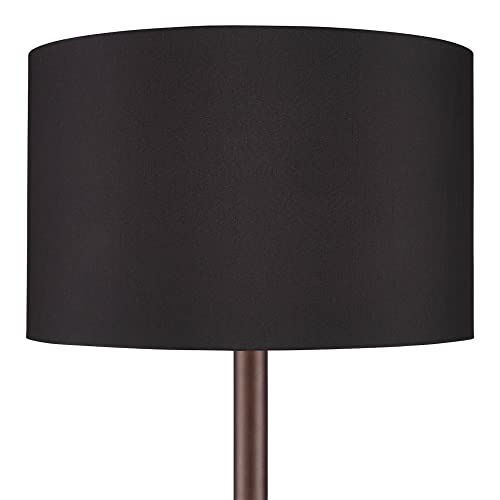 Possini Euro Design Meridian 72" Tall Bronze Black Light Blaster Floor Lamp