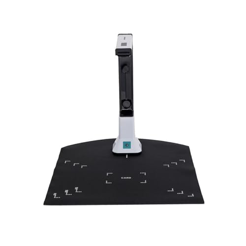 Document Camera, Portable 8MP High Definition Book Scanner Flattened Curve Technology, A4 Document Capture Camera for File Recognition, Increase Efficiency for Live Demo