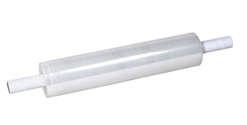 Aviditi 20" x 800' Extended Core Heavy-Duty Stretch Film, Clear, 120 Gauge, for Protecting Packages During Shipping and Storage, 4 Rolls