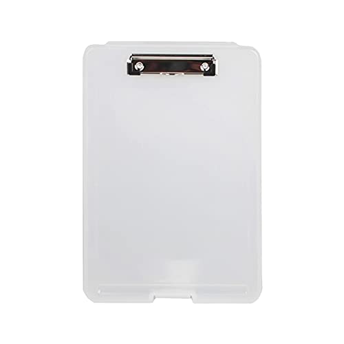 AEYSD-456 Filing Envelopes Plastic Storage Clipboard Box File Document Clip Case Students Teachers Utility Industrial Office Supply Plastic Folders (Color : White)