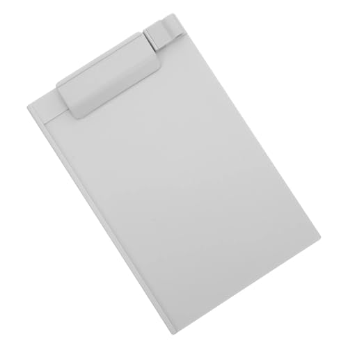 8 Pcs Clipboard Hardboard Paper Holder Grey Lightweight Clip Board for Office School Business Conference Writing Folder
