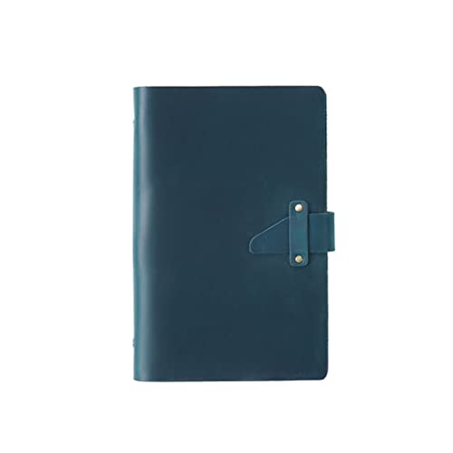 NSUQOA JSEIAJB Leather Notebooks and Journals A5A6 Retro Spiral Binder Planner Diary Office Business Stationery(D)