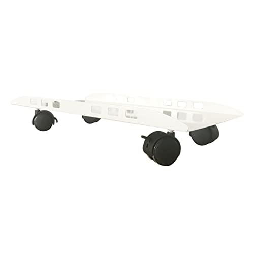 HCZKIUJ CPU Holder CPU Rolling Stand, Computer Host Stand with Wheels Under Home Office Desk, Mobile PC Holder, Computer Tower Cart Computer Stand (A)