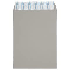 JAM PAPER 9 x 12 Open End Catalog Premium Envelopes with Peel and Seal Closure - Grey Kraft - Bulk 250/Box
