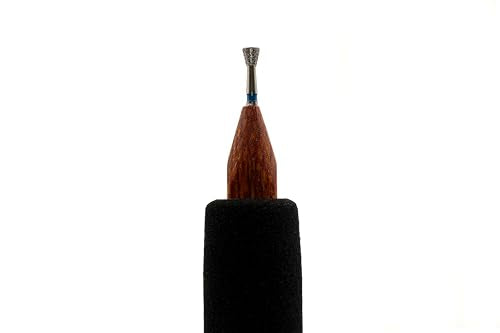 The Original DiamondCore Tools L2 Diamond Sgraffito Stylus Tool, 0.7 mm Ball & 2 mm Crown Tip Pottery Carving Tool for Fine Detailing, Clay Sgraffito, Arcs, and Cleanup