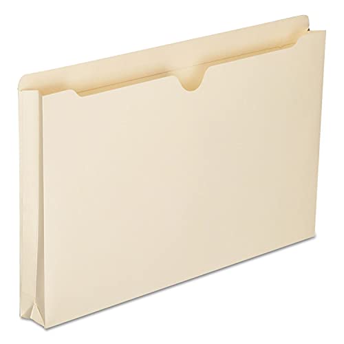 AbilityOne - SKILCRAFT Manila File Jackets - Legal Size, 1-1/2 Expansion 7530-01-632-1022