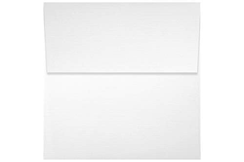 LUXPaper Square Invitation Envelopes | Peel & Press | 3 1/4" x 3 1/4" | White Linen | 80lb. Text | 1,000 Qty