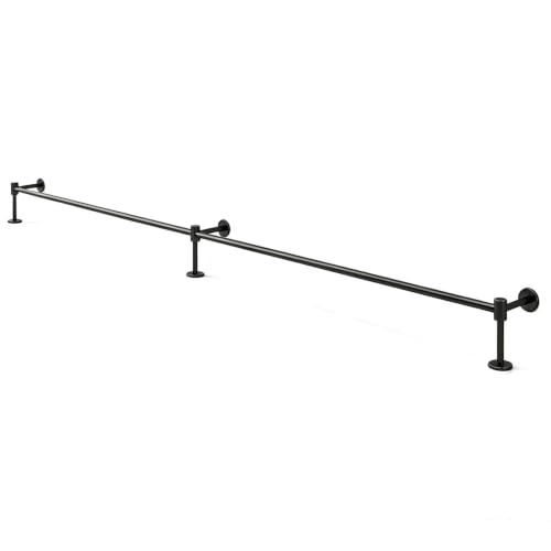 Bar Foot Rails, Floor-Standing, 304 Stainless Steel, Ergonomics