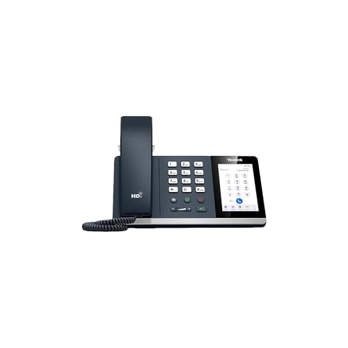 Yealink MP54-ZOOM Edition Smart Business Phone for Zoom, 4 inch (800 x 480) Capacitive Touch Screen, Dual-Port Gigabit Ethernet, Support PoE, Power Adapter Not Included