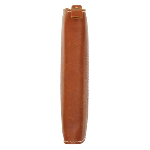 FranklinCovey - Colt Cover for Wire-Bound FranklinCovey Planners | Genuine Leather - Zipper Closure (Classic, Rustic)