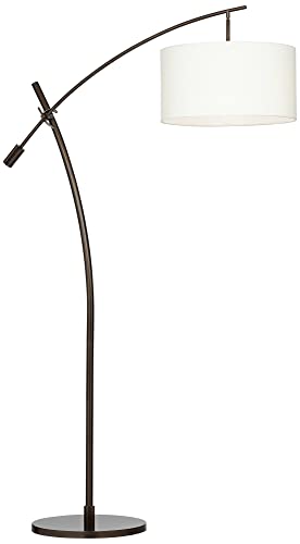 Raymond Bronze Boom Arc 69" Tall Floor Lamp with USB Dimmer