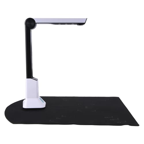 Kopinma Document Camera for Teachers, Portable USB Document Camera Scanner with Stand 8MP HD A4 Format Cam Photo Scanner