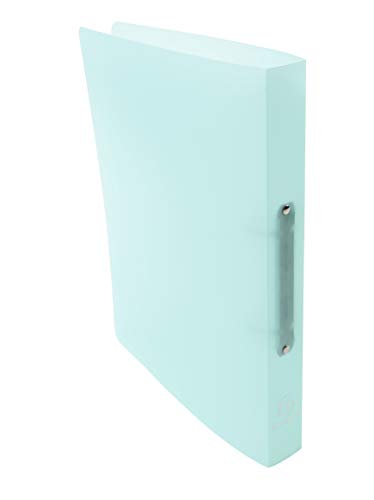 Exacompta Ref - 54970E Chromaline Pastel PP Ring Binders, 320x268mm, Suitable for A4+, 2 Ring 40mm Spine, Pack of 5 Assorted Colours, Coral, Mauve, Blue, Green & Yellow