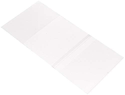 ClearBags Clear Book Covers – 25 Pack, Plastic Sleeves (9 3/4" x 19 3/4") for Books – Archival Safe, Dust & Water Protector (Fits Books with 9 1/2" Spine Height & Up to 19 3/4" Wide) – BC93Q