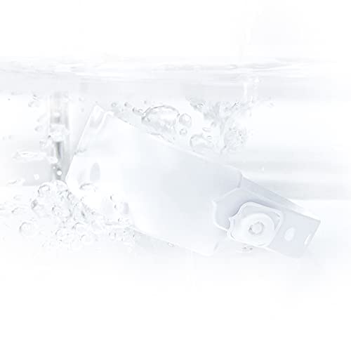 Wristall White Plastic Wristbands 500 Pack Waterproof for Events