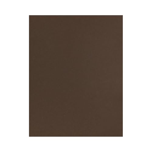 PA Paper Accents Smooth Cardstock 8.5" x 11" French Roast, 65lb colored cardstock paper for card making, scrapbooking, printing, quilling and crafts, 1000 piece box
