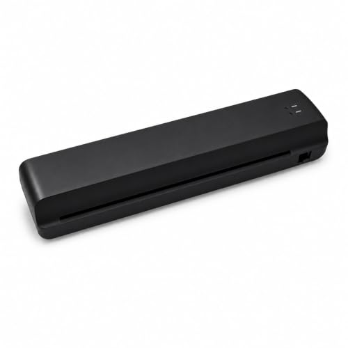 Craftelier Minty Laminator and Hot Foil Applicator, Low Noise Thermal Laminator Machine with Rapid Preheating for Home Office School Business，Black