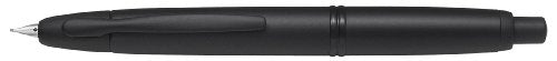 PILOT Vanishing Point Collection Refillable & Retractable Fountain Pen, Matte Black Barrel, Blue Ink, Medium Nib (60581)