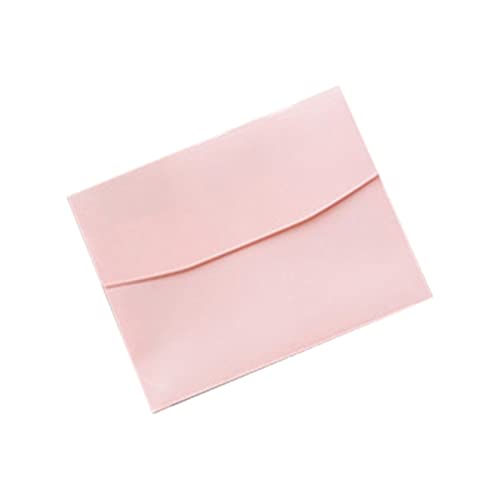 AEYSD-456 Filing Envelopes 2 Piece File Folder A4 High-Grade PVC Folder Lock Button Design Large Capacity Envelope Office Document Bag Plastic Folders (Color : Pink)