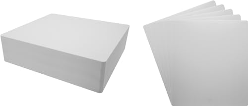 (100) 10" Record Divider Cards - White, Standard 40mil - 10 1/4 x 11 1/2" - #10NS11WH40