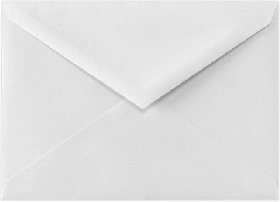 LUXPaper 5 1/2 Bar A2 Baronial Invitation Envelopes | Pointed Flap | 4 3/8" x 5 3/4" | Bright White | 70lb. Text | 1,000 Qty