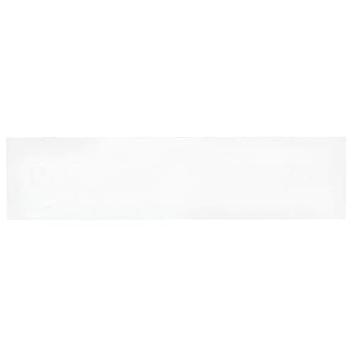 Aviditi 3 x 12 Inch Pre-Cut Magnetic Label Strips, with Write on Dry Erase Surface, White, for Labeling and Organization (25 Strips)