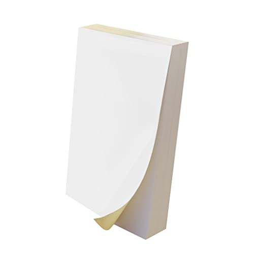 500 Pcs A4 Self Adhesive Printing Paper Label Sticker for Inkjet Printer(Glossy)